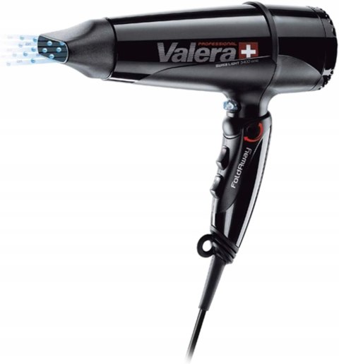 Suszarka do włosów Valera Swiss Light 5400 2000 W jonizacja składana czarna