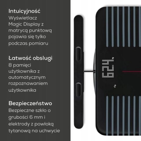 Waga łazienkowa Beurer BF 990 Wi-Fi Analiza Ciała