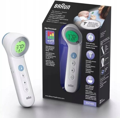 BRAUN Termometr bezdotykowy do czoła BNT400