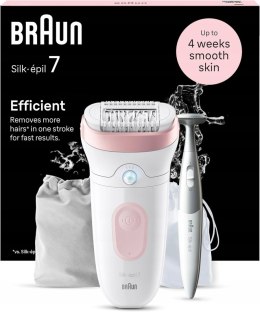 Depilator Damski Braun Silk-épil 7 7-210 Zestaw 6w1 Golarka Trymer IPX7 USB