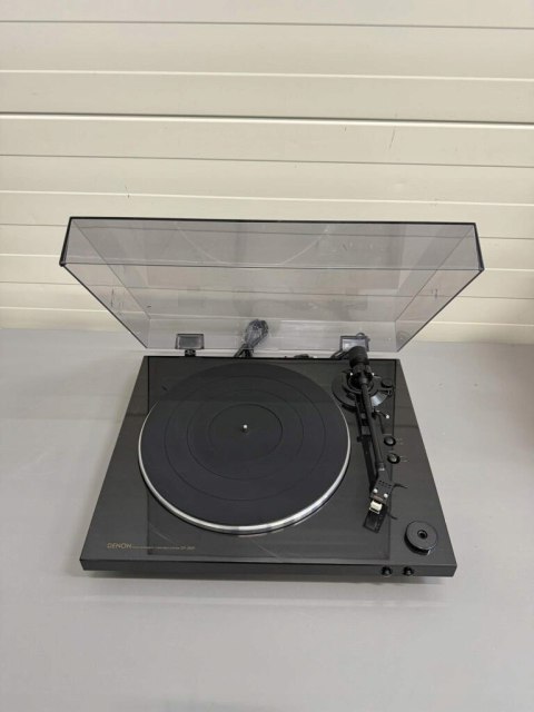 Gramofon automatyczny z przedwzmacniaczem Denon DP-300F - czarny