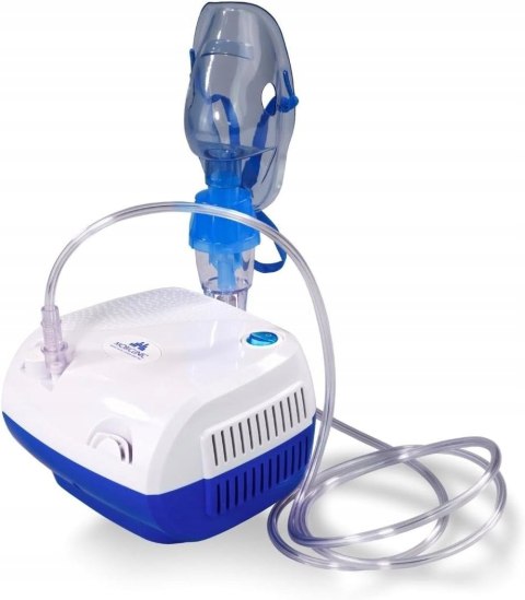 Inhalator Nebulizator Przenośny Biało-Niebieski Neb2 Dla Dzieci i Dorosłych