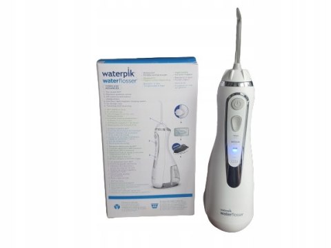 Irygator Waterpik WP-560EU bezprzewodowy biały 3 ustawienia ciśnienia