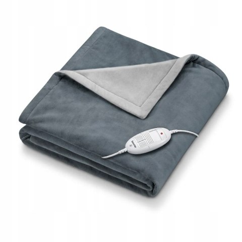 Koc elektryczny Beurer szary 130 x 180 cm HD 75 Cosy Dark Grey