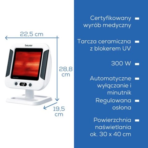 Lampa Beurer IL 60 podczerwień biała 300W