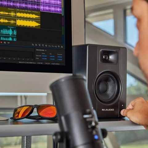 Monitor studyjny M-Audio BX4 50 W 4,5" niskotonowy 1"