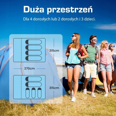 Namiot kopułowy Active Era Premium dla 4-5 osób