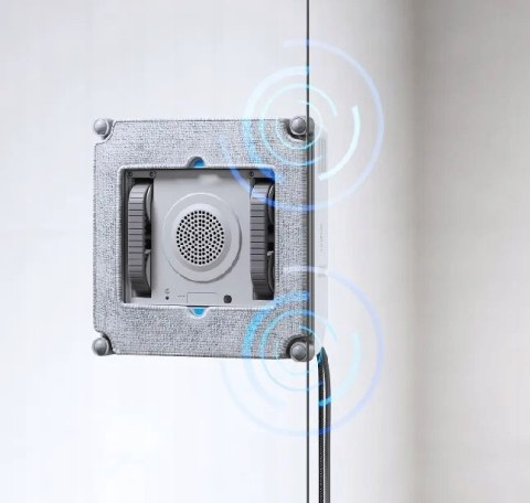 Robot do mycia okien Ecovacs WINBOT MINI szary czyści przy krawędziach