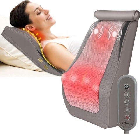 Snailax Shiatsu masażer karku z ciepłem i wibracjami, masażer