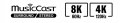 Yamaha amplituner AV 8K MusicCast RX-V4A Bluetooth, AirPlay2, Wi-Fi