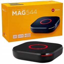 Dekoder IPTV 4K Infomir MAG 544w3 1 GB RAM 4 GB eMMC Linux OS Cortex A35