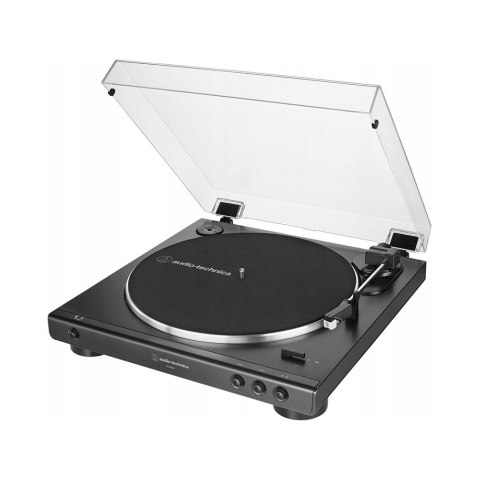 Gramofon automatyczny Audio-Technica AT-LP60X napęd paskowy czarny