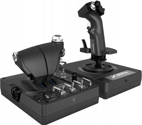 Joystick przepustnica Logitech G X56 HOTAS kontroler do symulatorów lotu