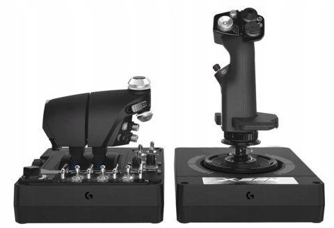 Joystick przepustnica Logitech G X56 HOTAS kontroler do symulatorów lotu