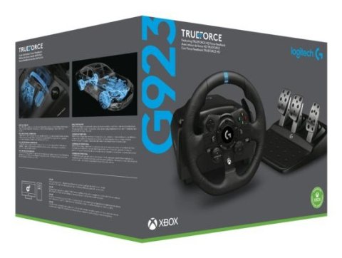 Kierownica Logitech G923 Trueforce +pedały + Biegi Shifter Xbox One X S