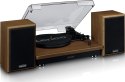 Lenco Gramofon LS-100WD Drewno Głośniki 2x10W Bluetooth 3 prędkości