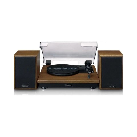 Lenco Gramofon LS-100WD Drewno Głośniki 2x10W Bluetooth 3 prędkości