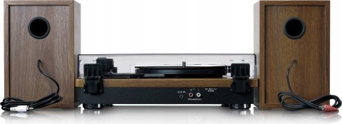 Lenco Gramofon LS-100WD Drewno Głośniki 2x10W Bluetooth 3 prędkości
