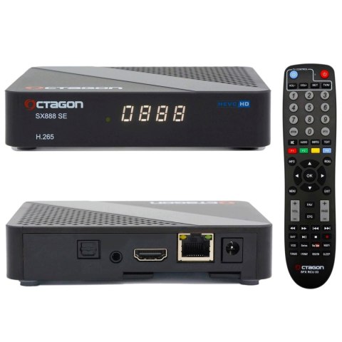 Octagon SX888 SE V2 HD IP odbiornik IPTV Linux H.265