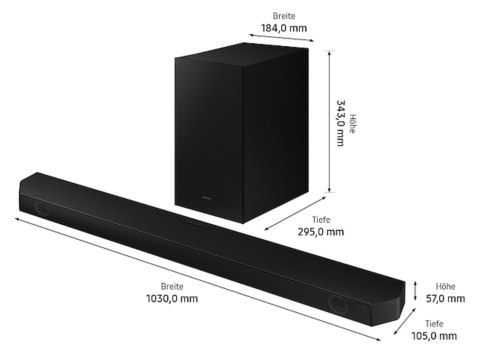 SOUNDBAR SAMSUNG HW-Q64B 3.1 340W BLUETOOTH