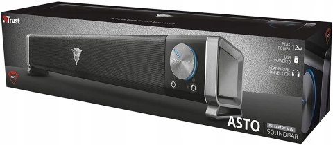 Soundbar Trust GXT 618 Asto 2.0 12 W czarny