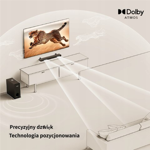 Soundbar Ultimea Nova S50 2.1 190 W czarny
