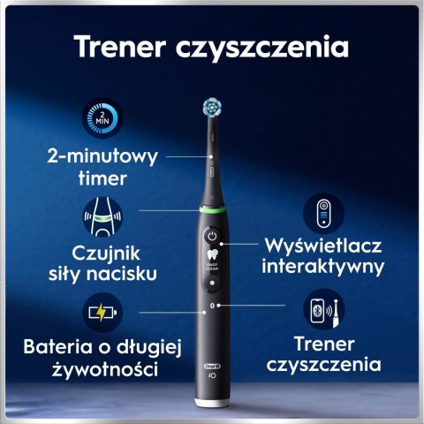 Szczoteczka elektryczna Oral-B iO 6 czarna akumulatorowa z Bluetooth