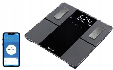Waga łazienkowa Beurer BF 500 - analiza składu ciała z ekranem LCD
