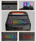 Zestaw Karaoke Głośnik Gesnada K68 Bluetooth 80 W z Dwoma Mikrofonami