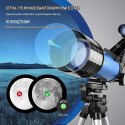 AOMEKIE 70400 Teleskop 70/400 Kellner + Filtr + Adapter Smartfon
