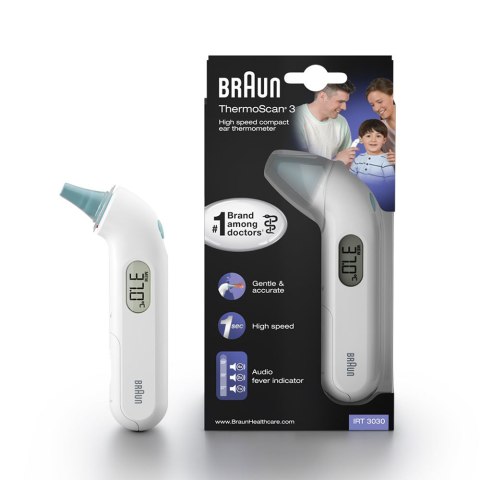 Braun IRT3030 ThermoScan3 Termometr do ucha