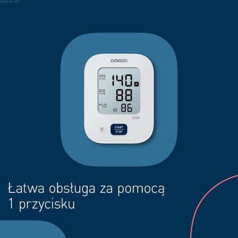 Ciśnieniomierz OMRON X2 Essential naramienny wykrywanie arytmii