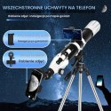 Gaterda 90900 Teleskop Refraktor 90/900 Barlow 3x + Adapter Smartfon