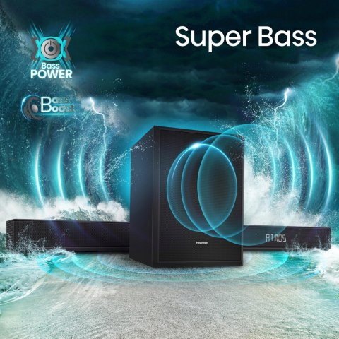 HISENSE AX5125H Soundbar 5.1.2 Dolby Atmos Subwoofer Bluetooth HDMI USB