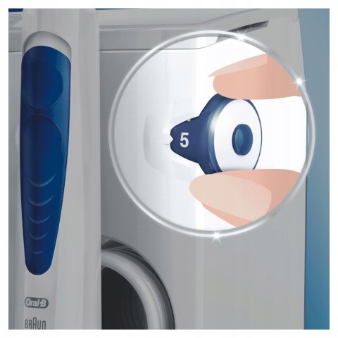 Irygator Oral-B OxyJet MD20 z mikrobąbelkami biały 136 ml
