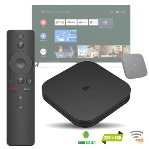 Odtwarzacz multimedialny Xiaomi Mi Box-S-1 8 GB