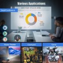 Projektor LED WiMiUS K1 czarny