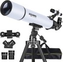 SOLOMARK 80900 Teleskop Refraktor 80/900 WA + Adapter Smartfon + Torba
