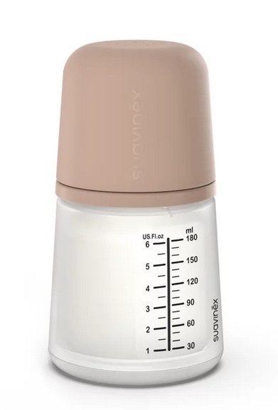 Suavinex Butelka antykolkowa Zero Zero 180 ml regulowany przepływ 0m+