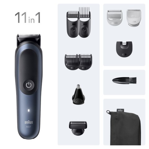 Trymer Braun Series 7 AIO7540 do ciała włosów brody uszu nosa 11w1 ProBlade