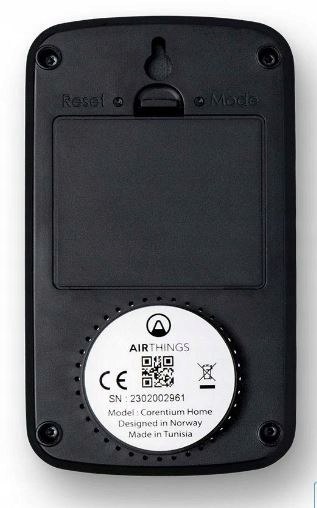 Airthings Corentium Home Detektor Radonu - 224 Bq/m Przenośny, lekki