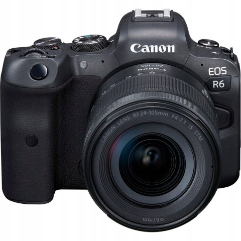 Aparat Bezlusterkowy Canon EOS R6 Zestaw Obiektyw RF 24 105 mm 4K 21 Mpx