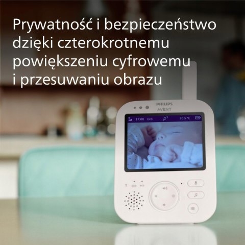 Elektroniczna niania Kamera Monitor Tryb nocny Philips Avent SCD881/26