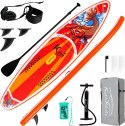 FunWater DESKA SUP POMPOWANA 350 CM DO PŁYWANIA CZERWONA
