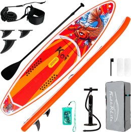 FunWater DESKA SUP POMPOWANA 350 CM DO PŁYWANIA CZERWONA
