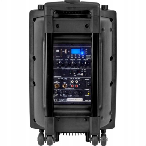Głośnik przenośny Ibiza PORT10VHF-BT czarny 500 W
