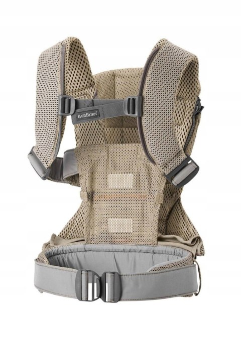 NOSIDEŁKO BABYBJORN ONE AIR 3D MESH SZARY BEŻ