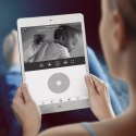 Niania elektroniczna z kamerą Reer BabyCam Move Wi Fi tryb nocny Biała