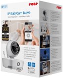 Niania elektroniczna z kamerą Reer BabyCam Move Wi Fi tryb nocny Biała