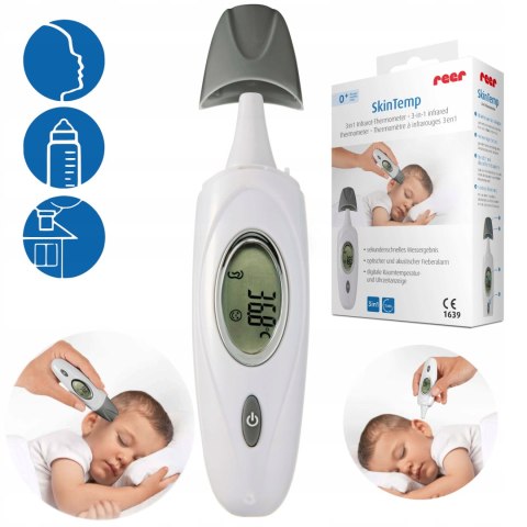 Niania elektroniczna z kamerą Reer BabyCam Move Wi Fi tryb nocny Biała